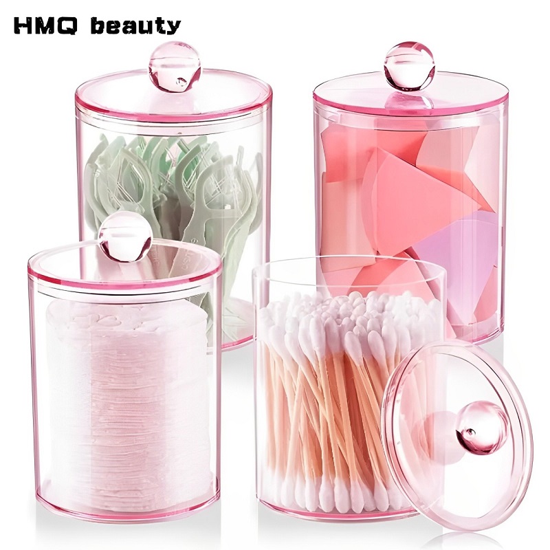 Jewelry Making Workshops - Transparent Cotton Swab Storage Box Portable
