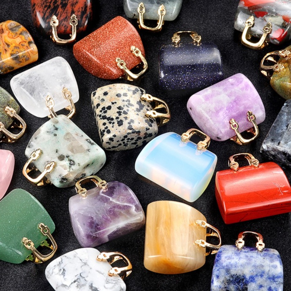 Jewelry Making Event - 1pcs 25x28mm Mini Handbag Shape Pendant
