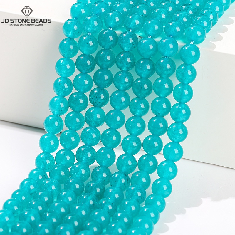 Jewelry Making Amazon - Natural Stone Amazons Color Chalcedony Bead