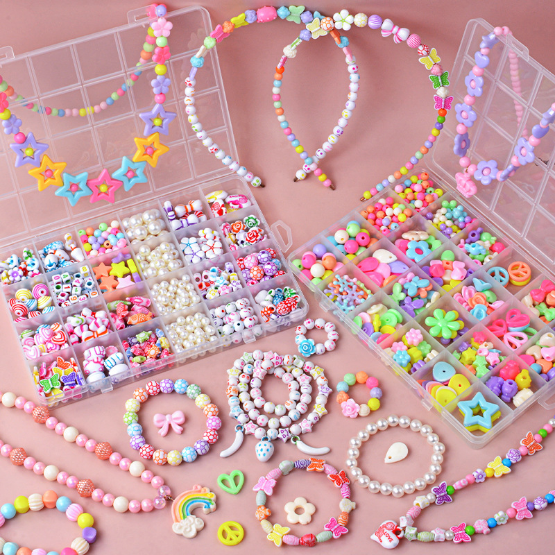 Jewelry Making Kits For Girls - DIY Handmade Beaded Children's Toy Creative