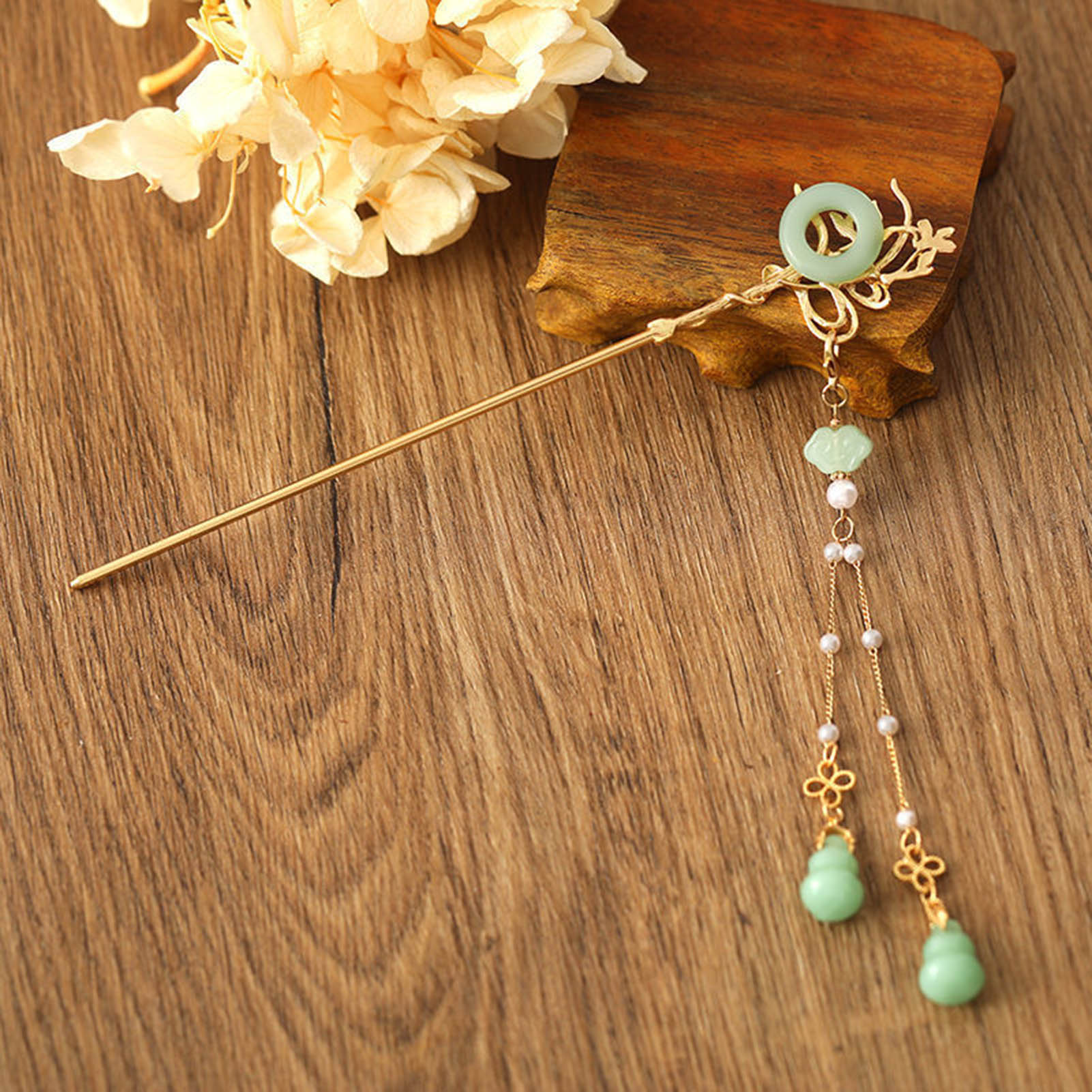 Jewelry Making Adults - Chinese Style Glass Hairpin For Women