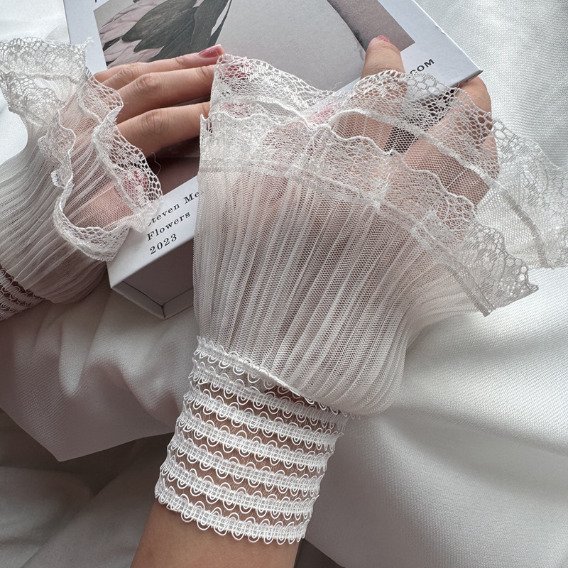 Jewelry Making Adults - Women's Lolita Bow Lace Arm SleevesLolitaLace