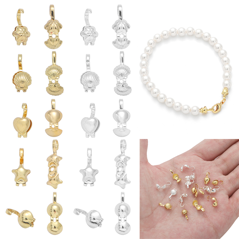 Toggle Clasp Gold - 20Pcs 5mm Silver/14K Gold Plated Brass