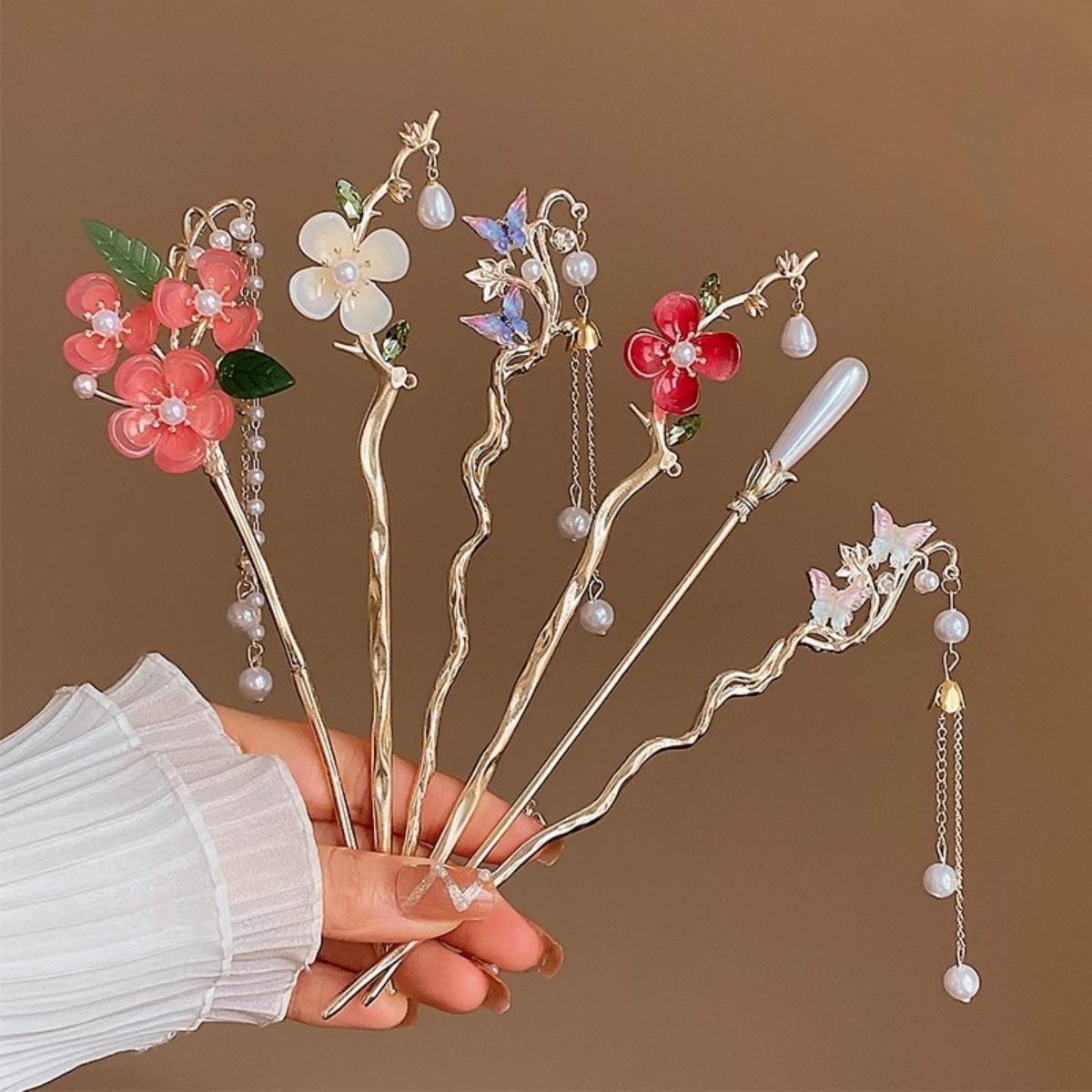 Jewelry Making Adults - 2025 New Flower Hairpin For Women