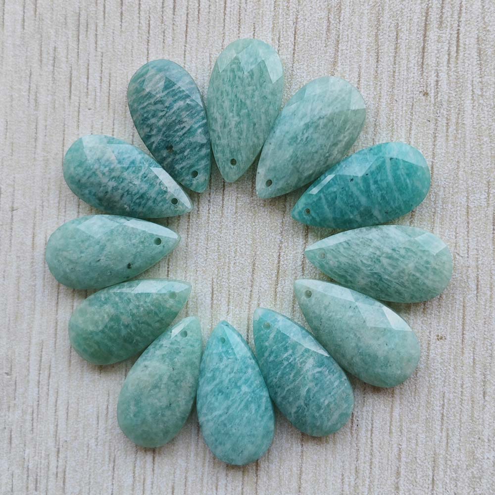 Jewelry Making Amazon - Beautiful Natural Amazon Stone Long Water