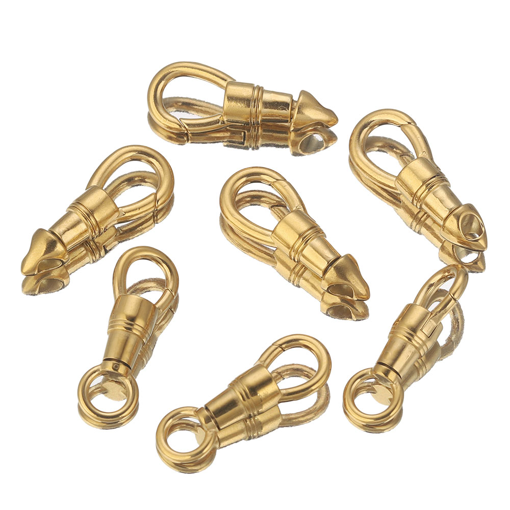 2pcs/lot Stainless Steel Bag K - Toggle Clasp Gold 评论和价格