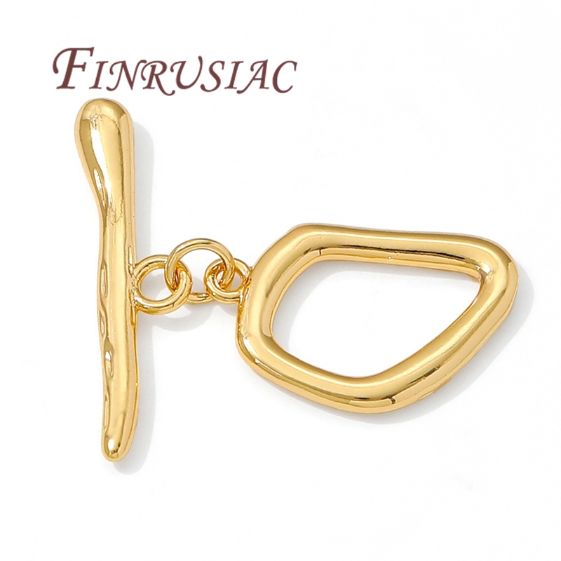 2/4/6Pcs Rhodium Plated Toggle - Toggle Clasp Gold 评论和价格