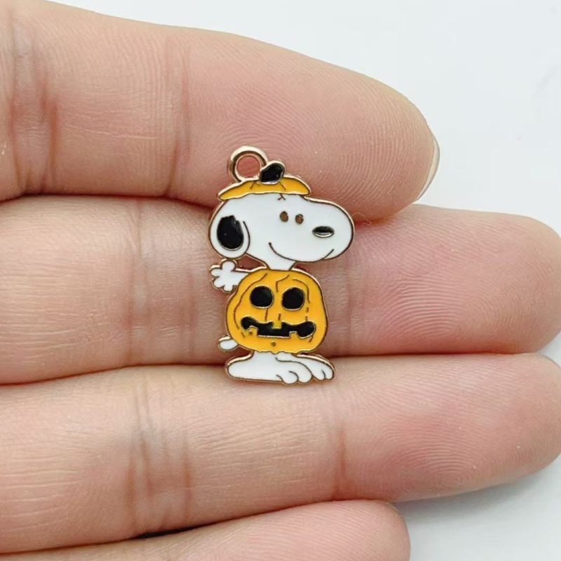 10Pcs Cute Halloween Cartoon P - Jewelry Making Accessories 评论和价格