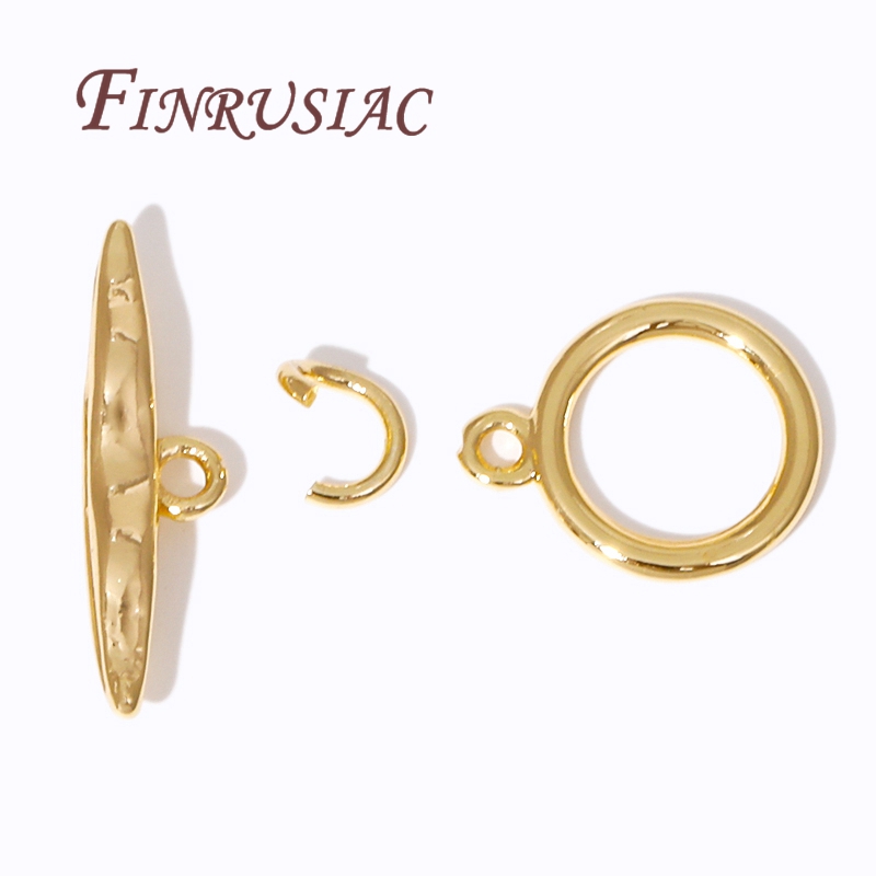 2/4Pcs 18K Gold Plated Toggle  - Toggle Clasp Gold 评论和价格
