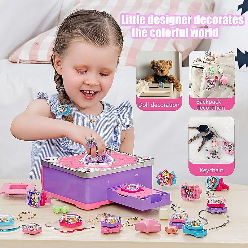 3D Sticker Maker Kit DIY Jewel - Jewelry Making Kits For Girls 评论和价格