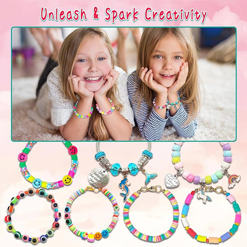 3400pcs Beads Charms Jewelry M - Jewelry Making Kits For Girls 评论和价格