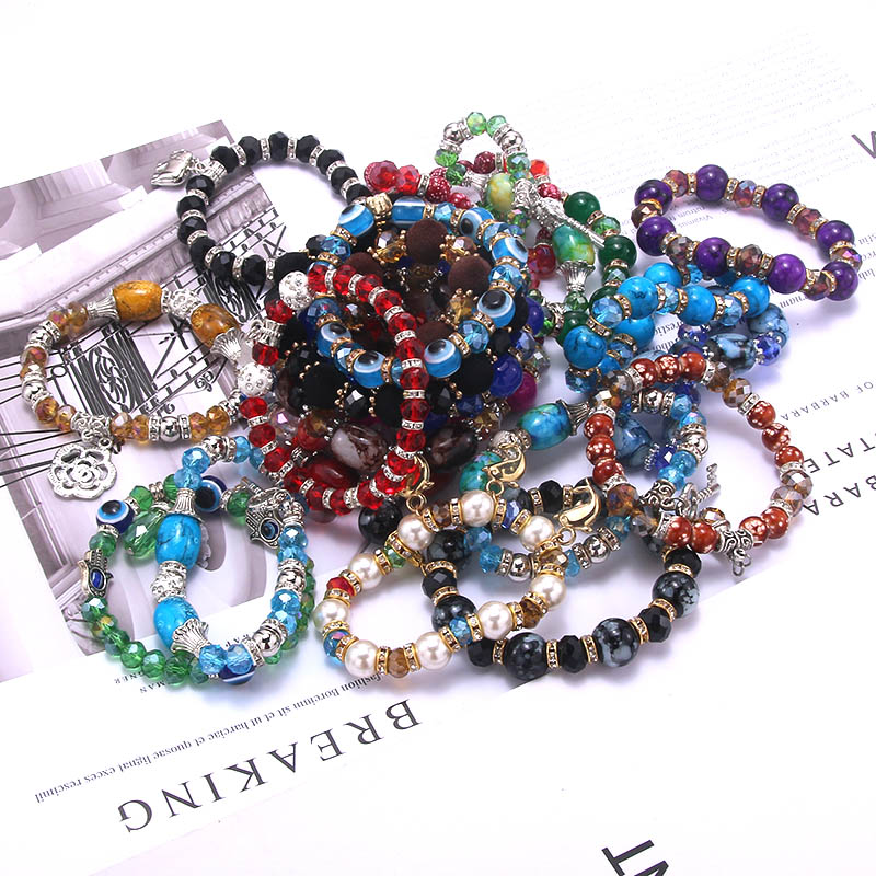 10pcs/set Natural Stone Charms - Jewelry Making Kits For Girls 评论和价格