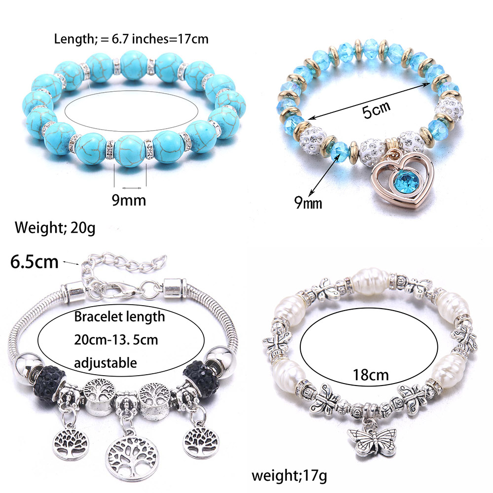 10pcs/set Natural Stone Charms - Jewelry Making Kits For Girls 评论和价格