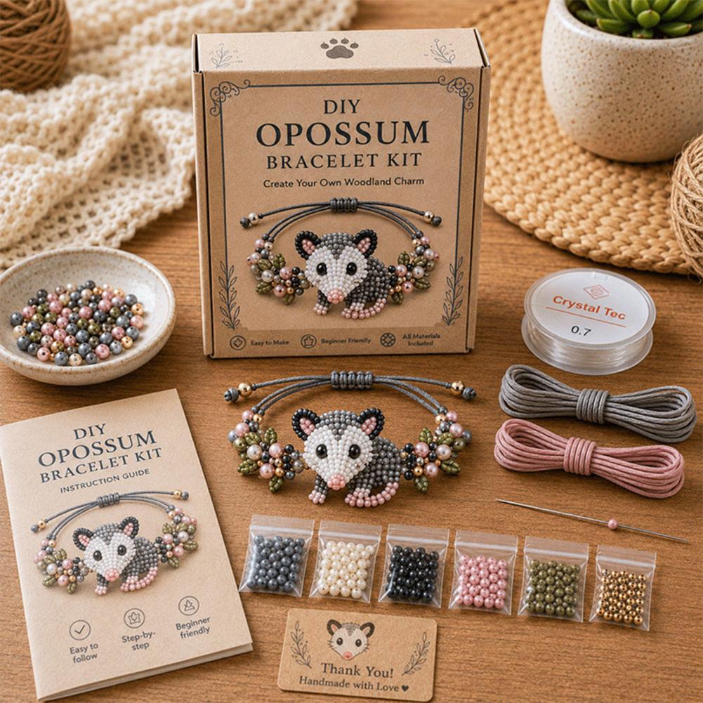 Animal DIY Beaded Bracelet Mak - Jewelry Making Kits For Girls 评论和价格