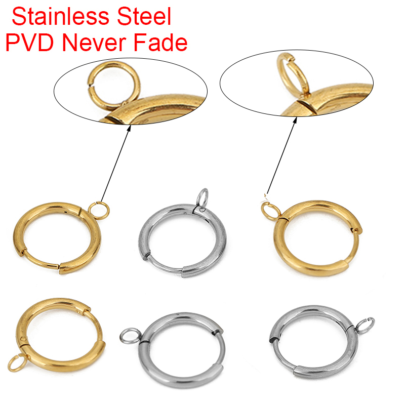 10pcs PVD Never Fade Earrings  - Jewelry Making Findings 评论和价格