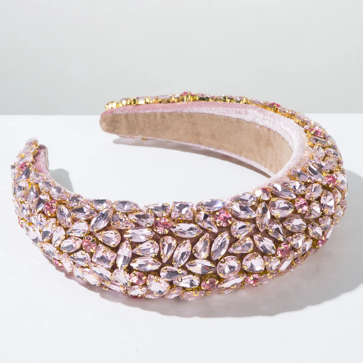 Luxury Crystal Beaded Headband - Jewelry Making Adults 评论和价格