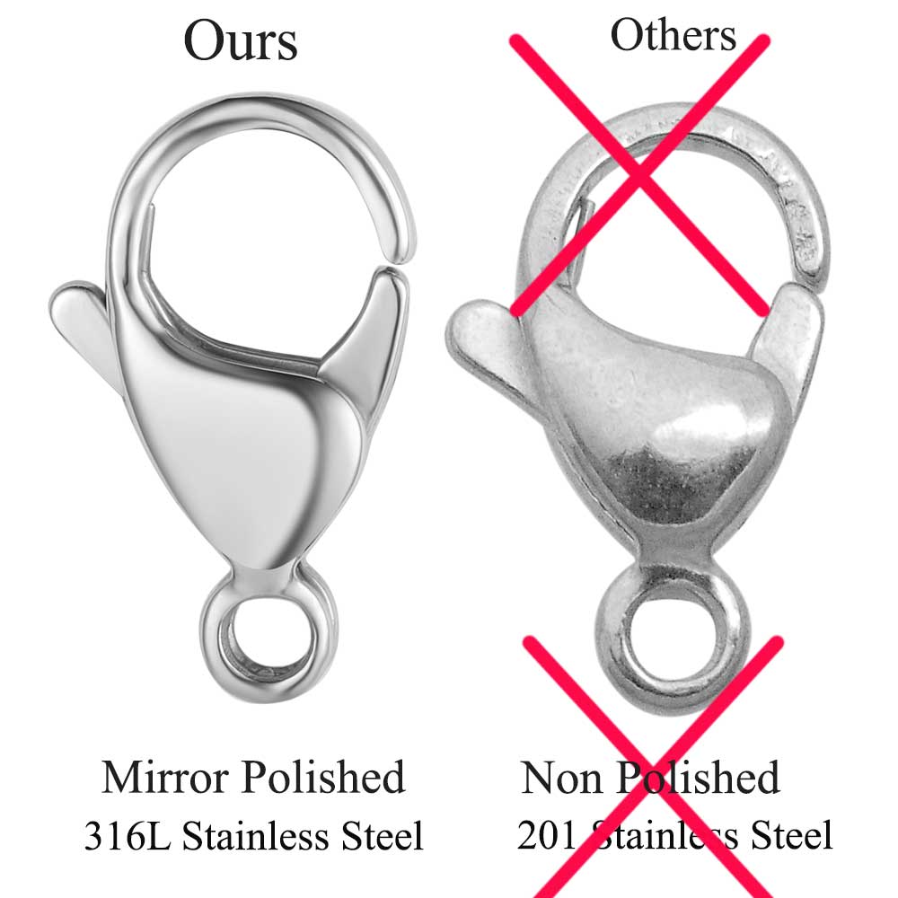 20/30/40 316L Stainless Steel  - Jewelry Making Findings 评论和价格