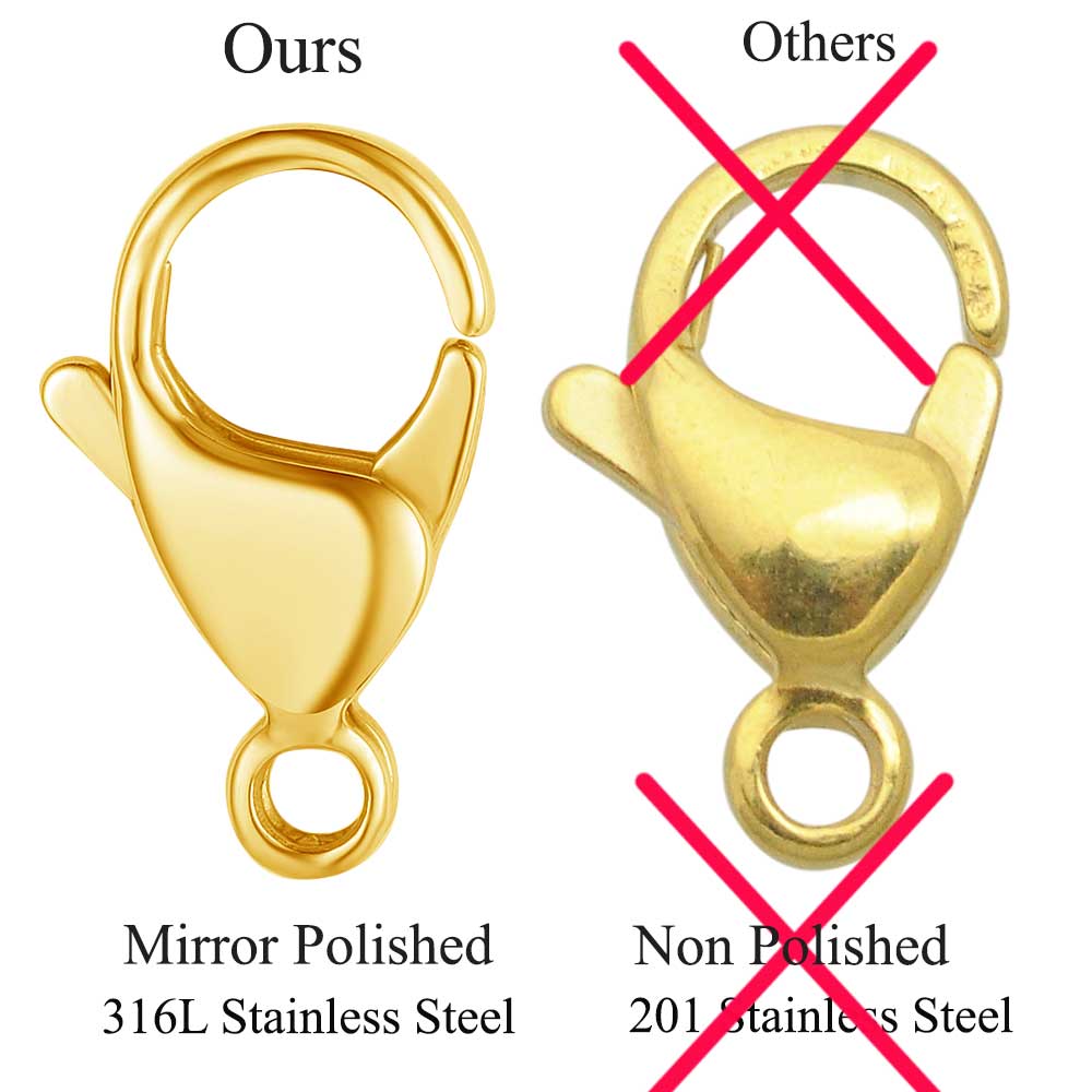 20/30/40 316L Stainless Steel  - Jewelry Making Findings 评论和价格
