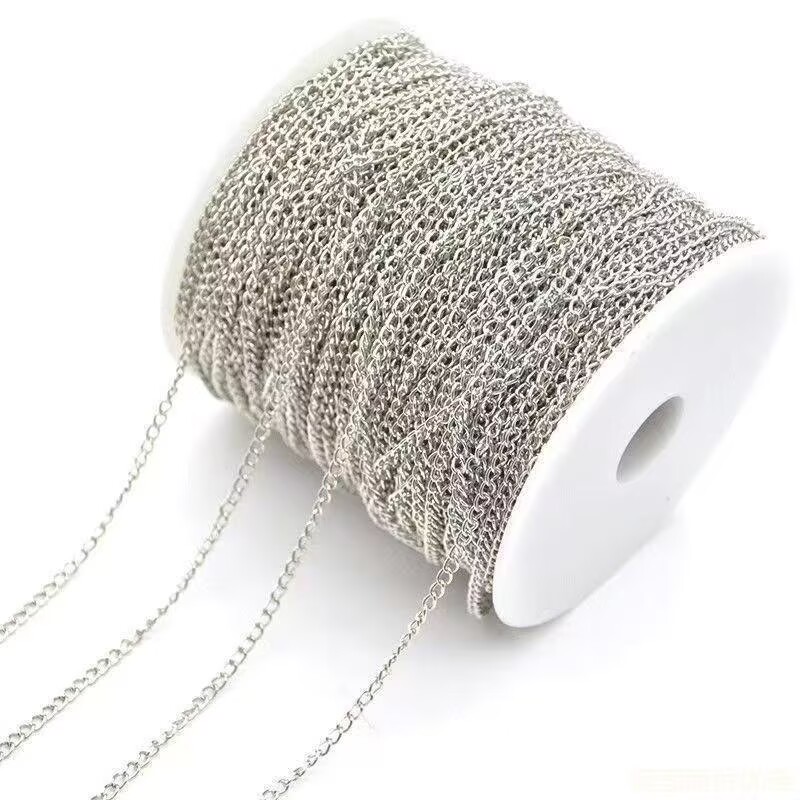 5 Meters Stainless Steel Neckl - Jewelry Making Event 评论和价格