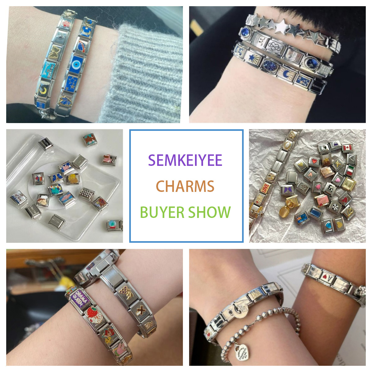 Stainless Steel Bracelet I Lov - Jewelry Making Rome 评论和价格