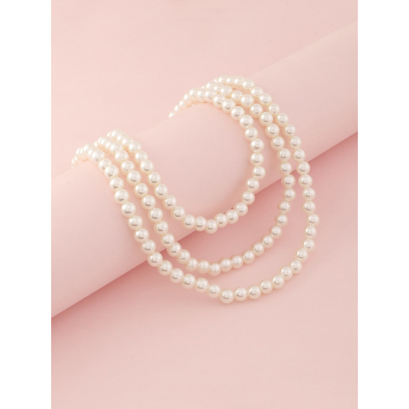 3pcs/Set Girls White Pearl Bea - Jewelry Making Kits For Girls 评论和价格
