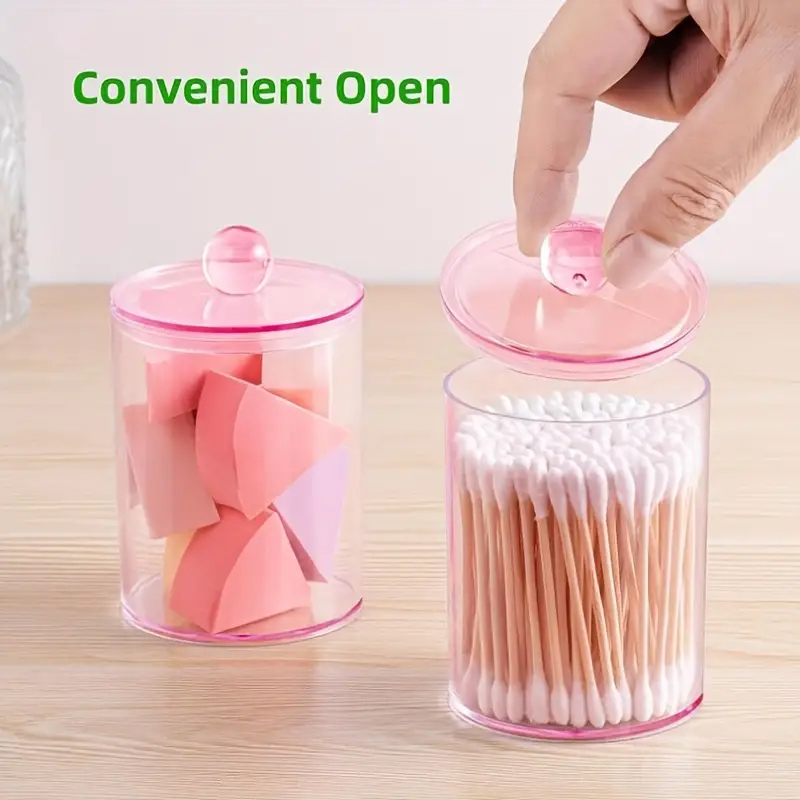 Transparent Cotton Swab Storag - Jewelry Making Workshops 评论和价格