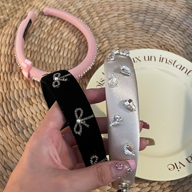 Retro Pearl Zircon Headband Rh - Jewelry Making Adults 评论和价格