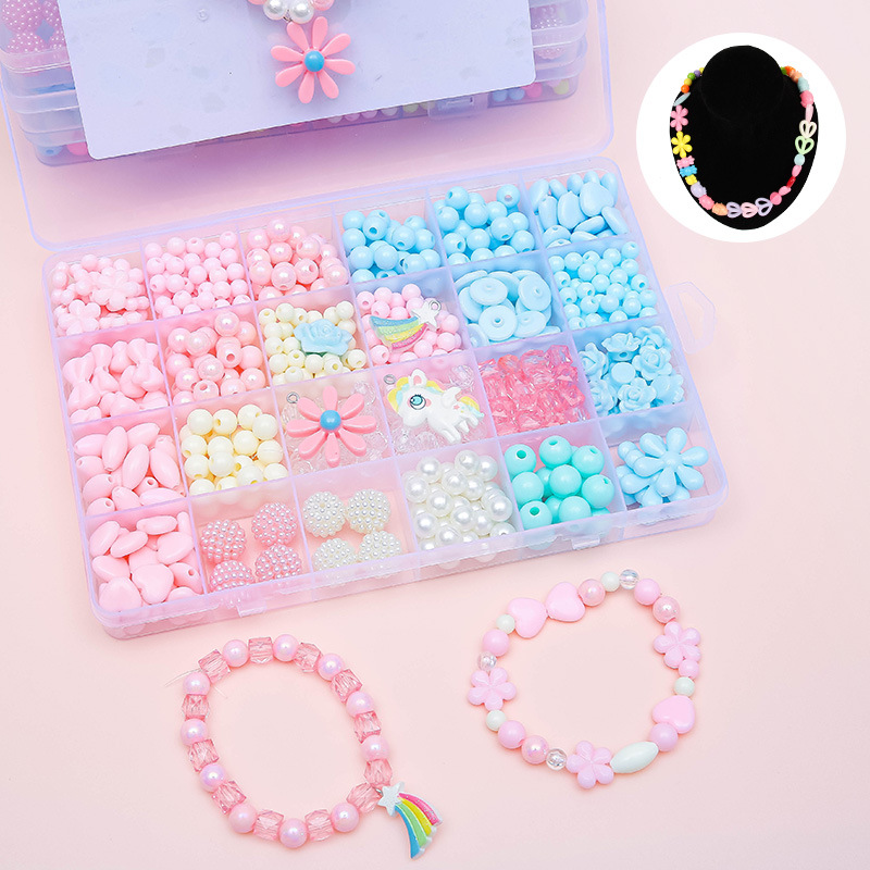 Children's Handmade Beaded Gir - Jewelry Making Kits For Girls 评论和价格