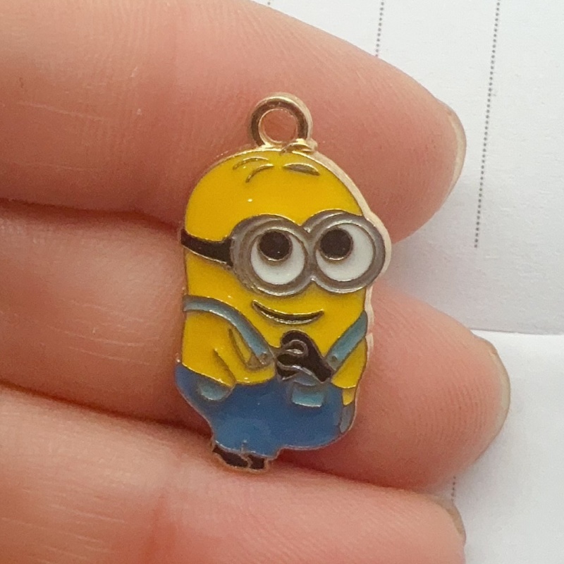 10pcs alloy drip oil cartoon p - Jewelry Making Accessories 评论和价格