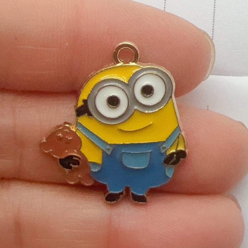 10pcs alloy drip oil cartoon p - Jewelry Making Accessories 评论和价格