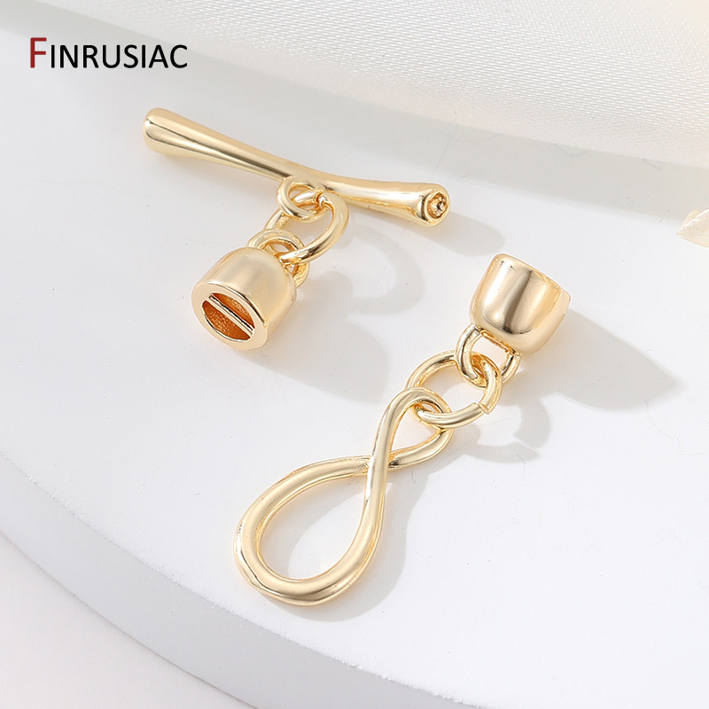 14K Gold Plated Infinity Symbo - Toggle Clasp Gold 评论和价格