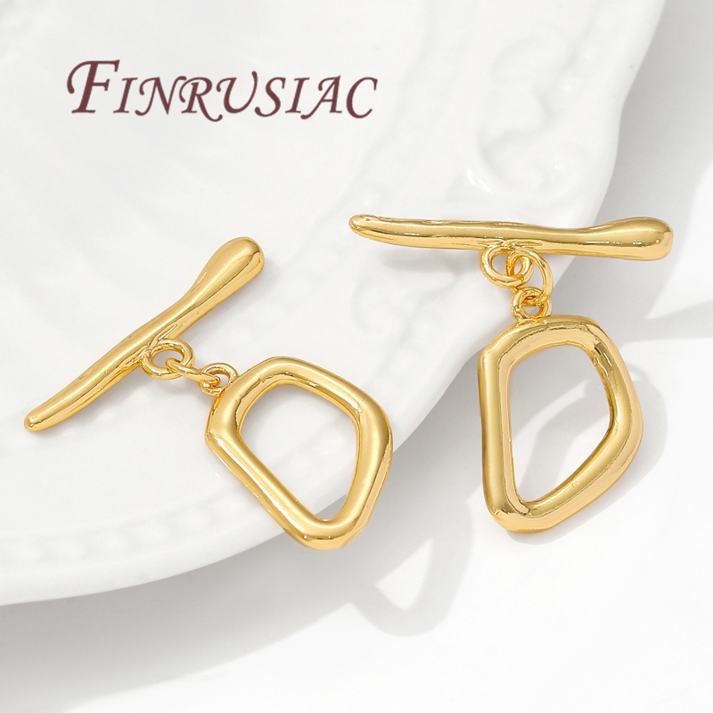 18K Gold Plated Toggle Clasps, - Toggle Clasp Gold 评论和价格