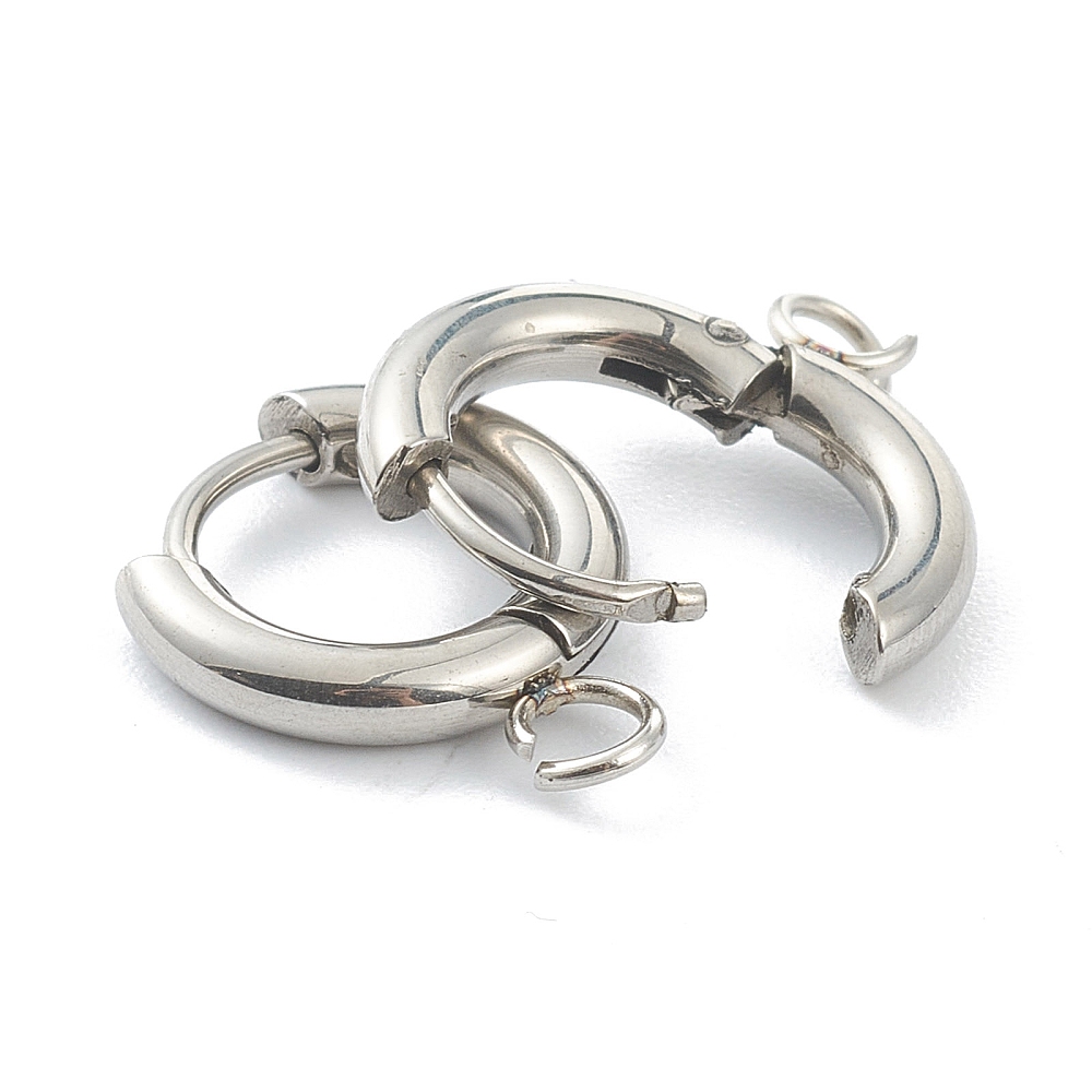 10pcs 201 Stainless Steel Hugg - Jewelry Making Findings 评论和价格