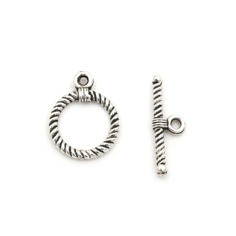 10 Sets Gold-Plate Silver Colo - Toggle Clasp Gold 评论和价格