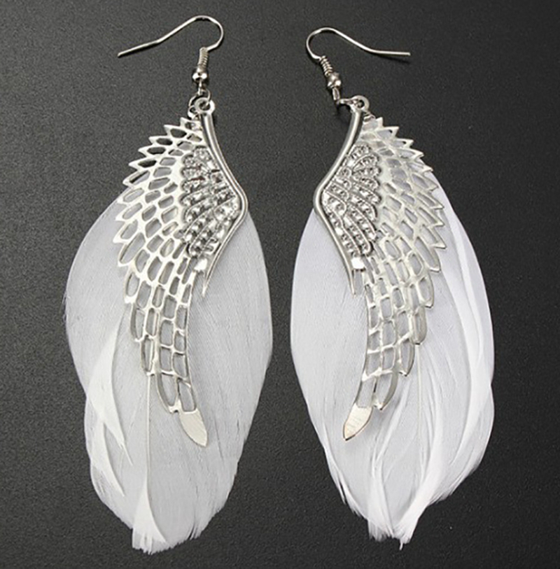 12Pairs/Lot Feaher Earrings St - Jewelry Making Event 评论和价格