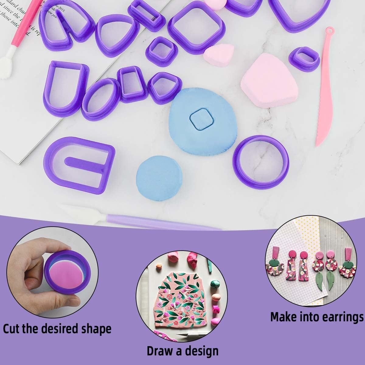 Polymer Clay Earring Making Ki - Jewelry Making Kits For Girls 评论和价格