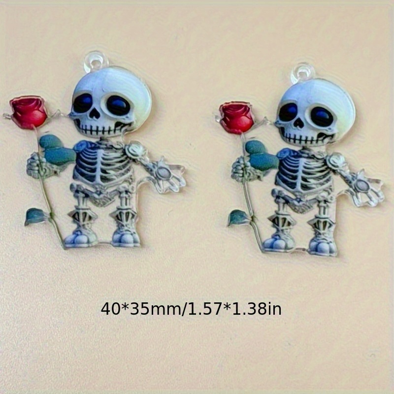 Gothic Cartoon Acrylic Charms  - Jewelry Making Event 评论和价格