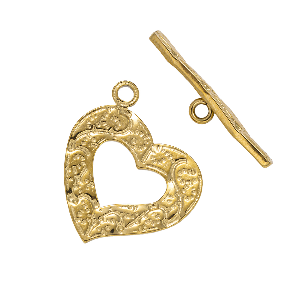 5 Sets Stainless Steel Toggle  - Toggle Clasp Gold 评论和价格