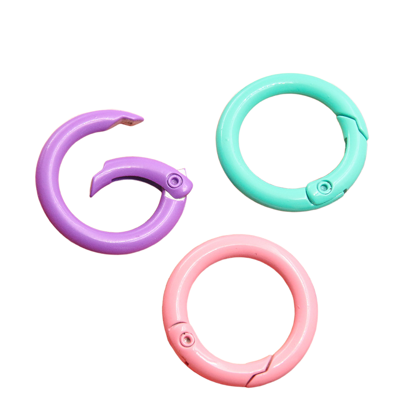 5-20pcs Colorful Spring O Ring - Jewelry Making Findings 评论和价格