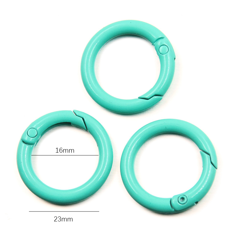 5-20pcs Colorful Spring O Ring - Jewelry Making Findings 评论和价格