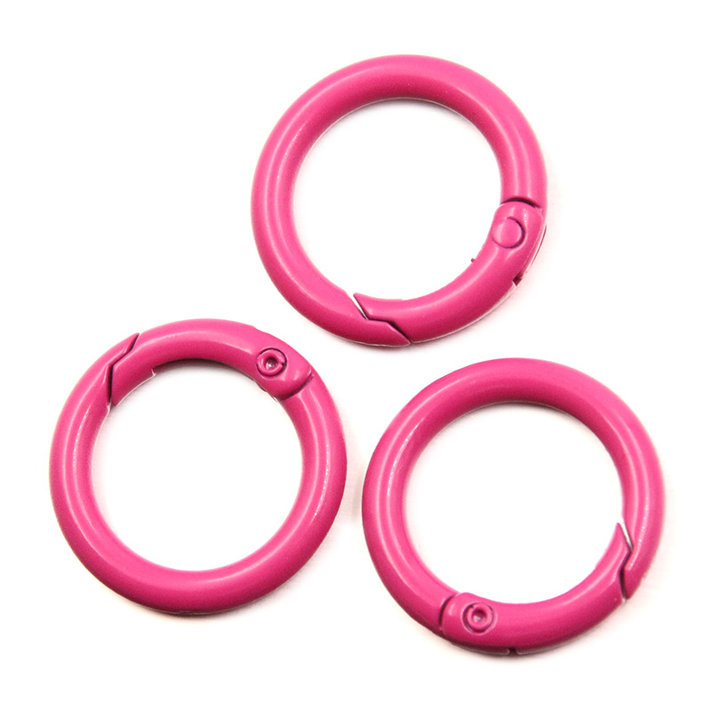 5-20pcs Colorful Spring O Ring - Jewelry Making Findings 评论和价格