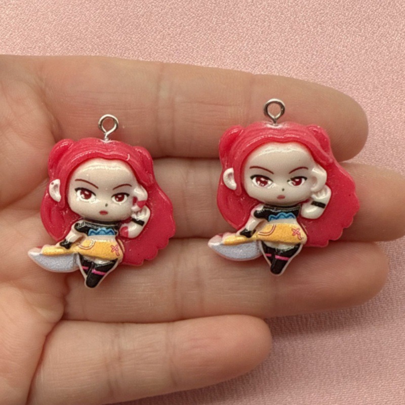 10pcs resin cartoon pendant, D - Jewelry Making Accessories 评论和价格