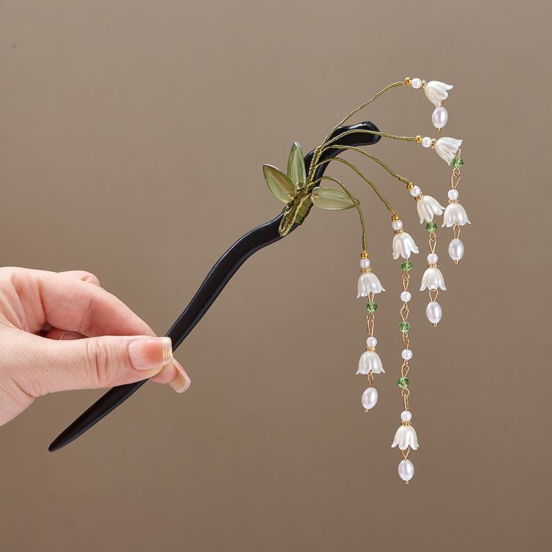 Wooden Flower Hairpin Vintage  - Jewelry Making Adults 评论和价格