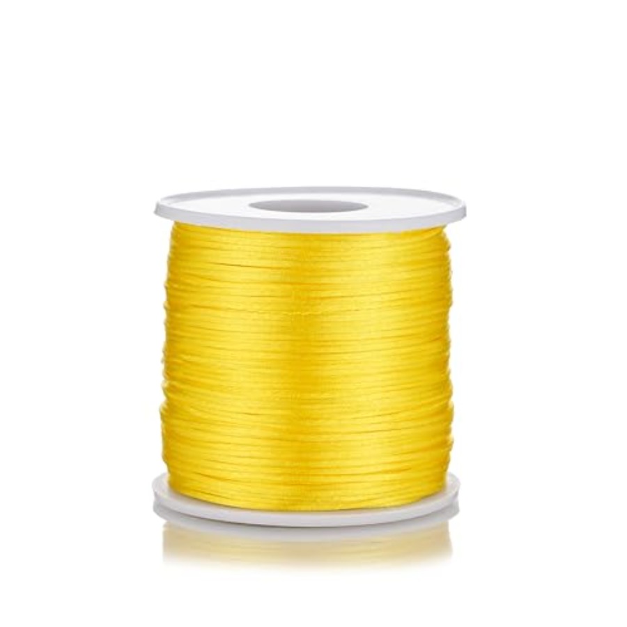 Nylon Satin Cord 1mm Rattail - - Jewelry Making Knots 评论和价格
