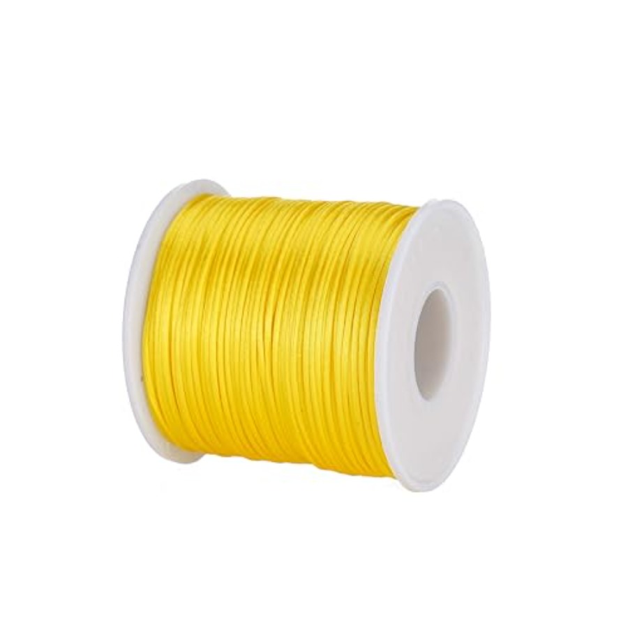 Nylon Satin Cord 1mm Rattail - - Jewelry Making Knots 评论和价格