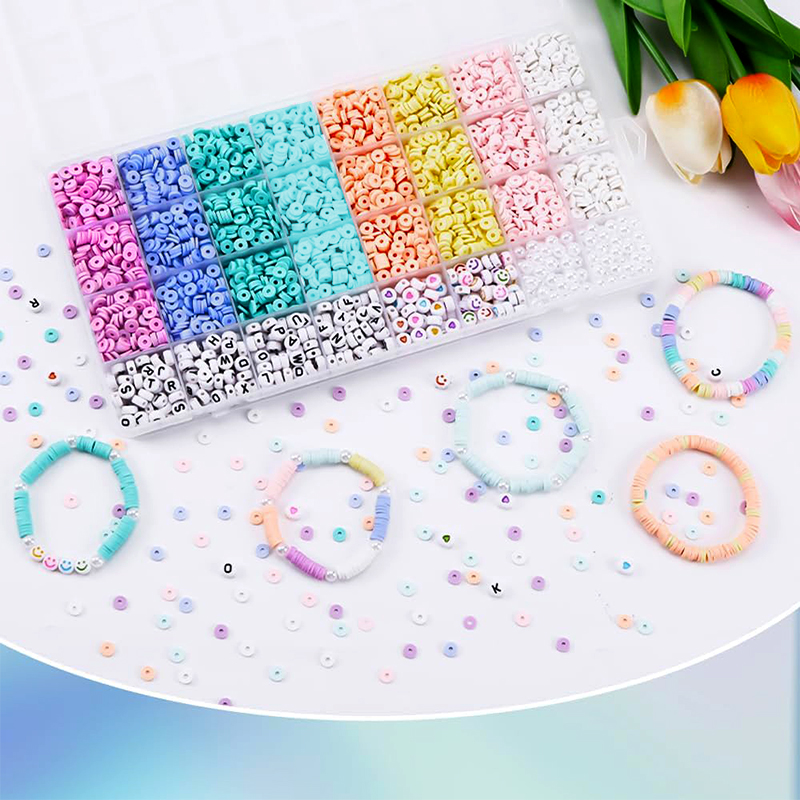 Clay Beads Bracelet Making Kit - Jewelry Making Kits For Girls 评论和价格