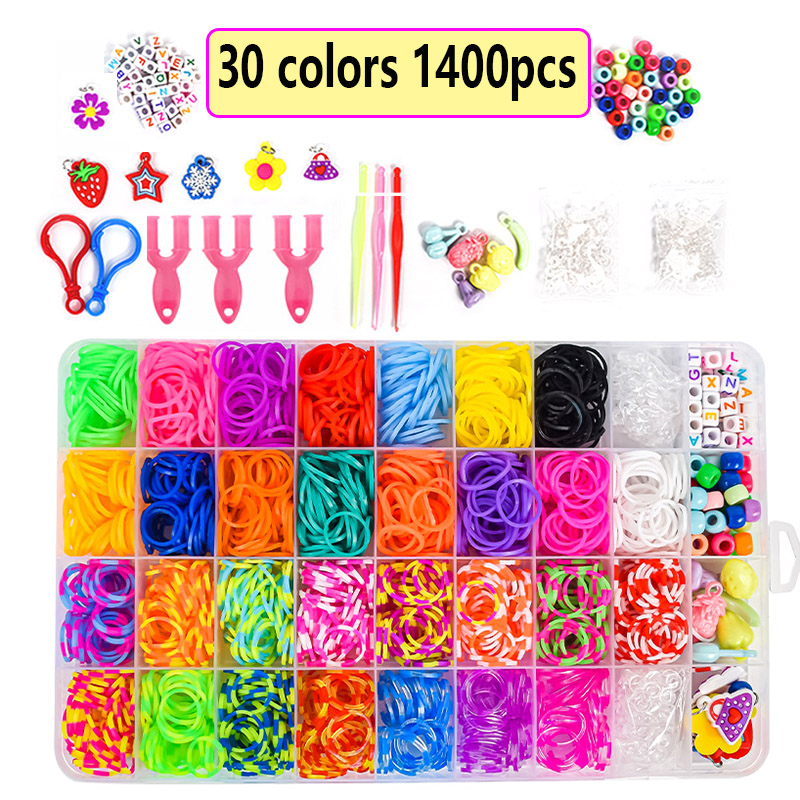 Rubber Bands Loom DIY Handmade - Jewelry Making Kits For Girls 评论和价格