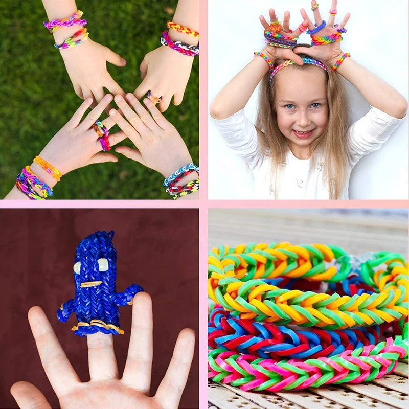 Rubber Bands Loom DIY Handmade - Jewelry Making Kits For Girls 评论和价格
