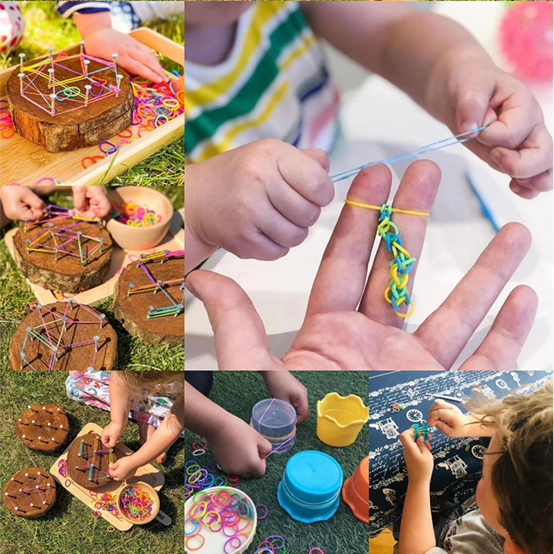 Rubber Bands Loom DIY Handmade - Jewelry Making Kits For Girls 评论和价格
