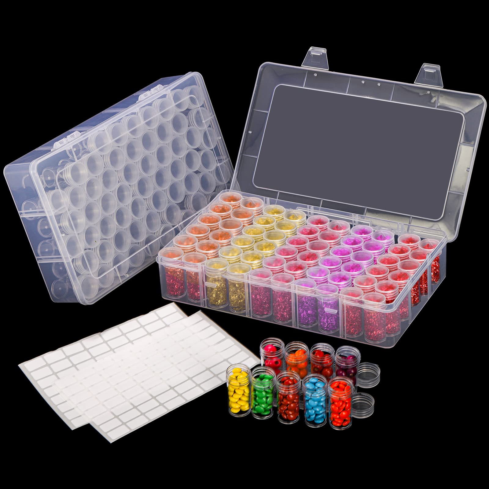 1pc 24/30//38/60 Slots Plastic - Jewelry Making Workshops 评论和价格